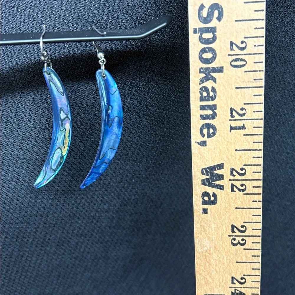 Abalone Shell Earrings - Picture 6 of 6